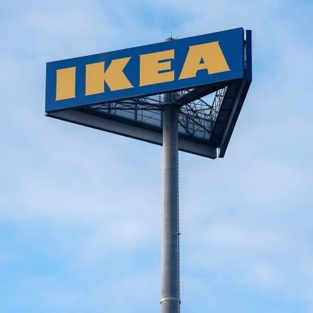 Das Logo des schwedischen Einrichtungshauses IKEA