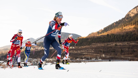 Sportschau Wintersport - Langlauf Der Frauen In Val De Fiemme - Re-live