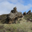 Felsformation auf Island