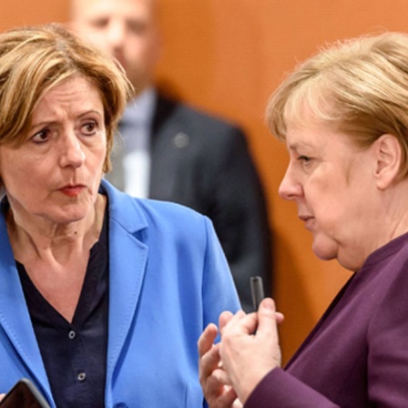 Ministerpräsidentin Malu Dreyer und Bundeskanzlerin Angela Merkel