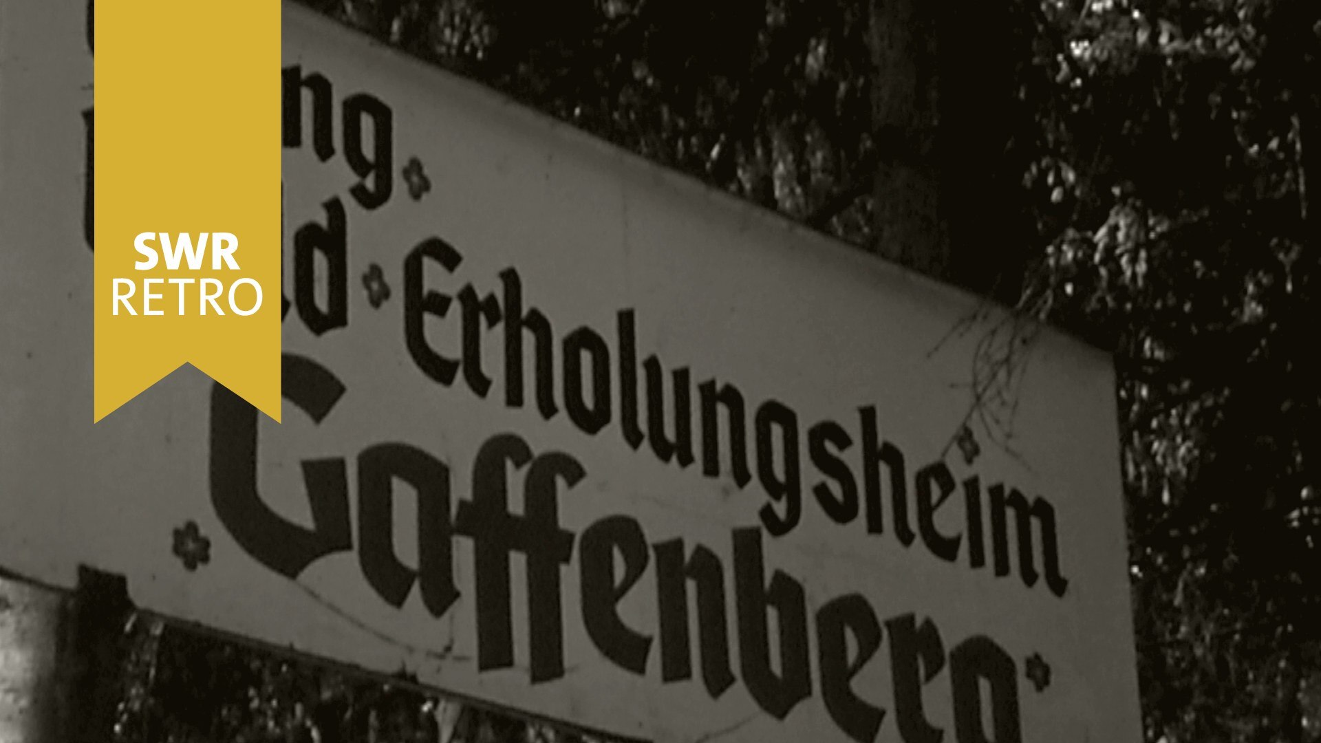 SWR Retro Abendschau Waldheim Gaffenberg größtes Kinderferienheim der Bundesrepublik ARD