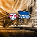 Logo RB Leipzig gegen Hertha BSC
