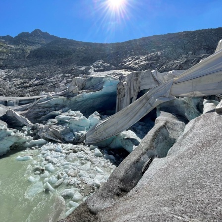 Klimakrise in den Alpen - Der Rhonegletscher verabschiedet sich