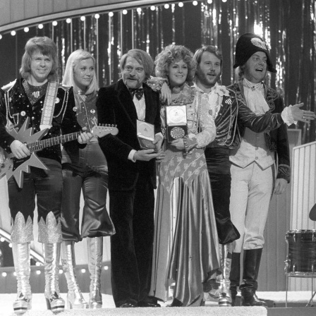 Abba beim Eurovision Song Contest 1974.