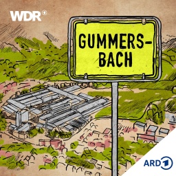 Das Beitragsbild des WDR5 Tiefenblick "Gummersbach – Glaube, Hoffnung, Liebe" zeigt eine Illustration der Stadt Gummersbach