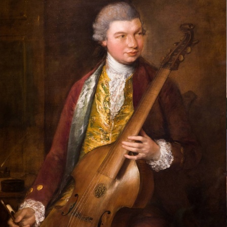 Carl Friedrich Abel, Porträt 1765 von Thomas Gainsborough