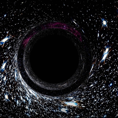 Schwarzes Loch Schwarzes Loch im Universum (Modell)