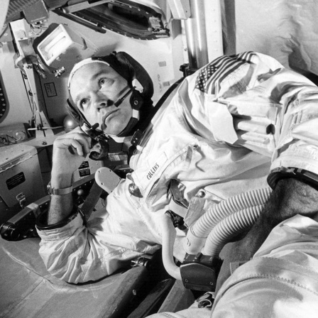 Michael Collins in der Raumkapsel