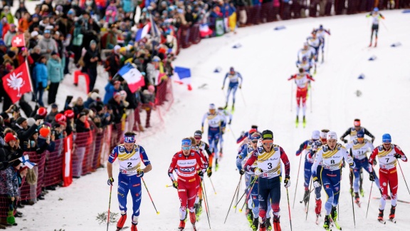 Sportschau Wintersport - 20 Kilometer Klassisch - Der Massenstart Der Männer In Les Rousses Im Re-live