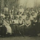 Die Obersekunda der Höheren Mädchenschule in Mainz 1918. 