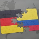 Flagge Kolumbien-Deutschland