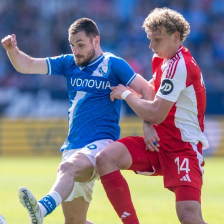 Kampf um den Ball in Bochum