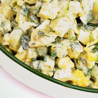 Kartoffelsalat mit Kräuter-Joghurtdressing 