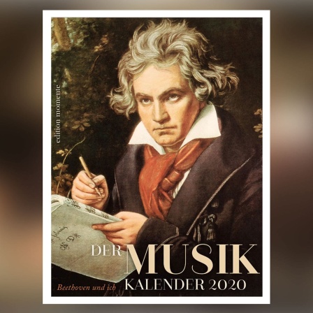Das Cover des Musikkalenders der edition momente &#034;Beethoven und ich&#034;