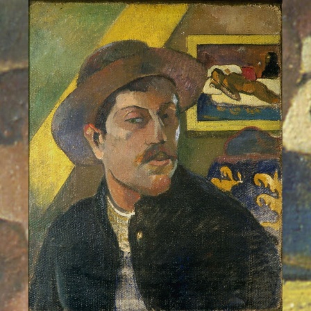 Paul Gauguin: Selbstbildnis mit Manao Tupa