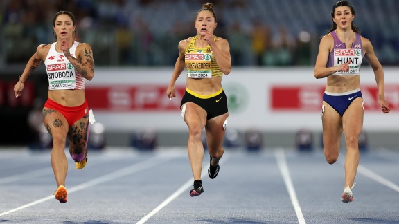 Sportschau - 100 M Der Frauen - Das Halbfinale Mit Zwei Deutschen