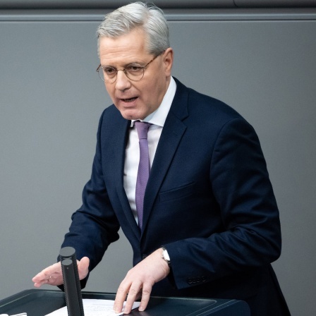 CDU-Außenpolitiker Norbert Röttgen bei einer Rede im Bundestag