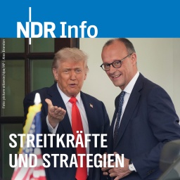 US-Präsident Donald Trump (l) empfängt Bundeskanzler Friedrich Merz (CDU) vor dem Weißen Haus.