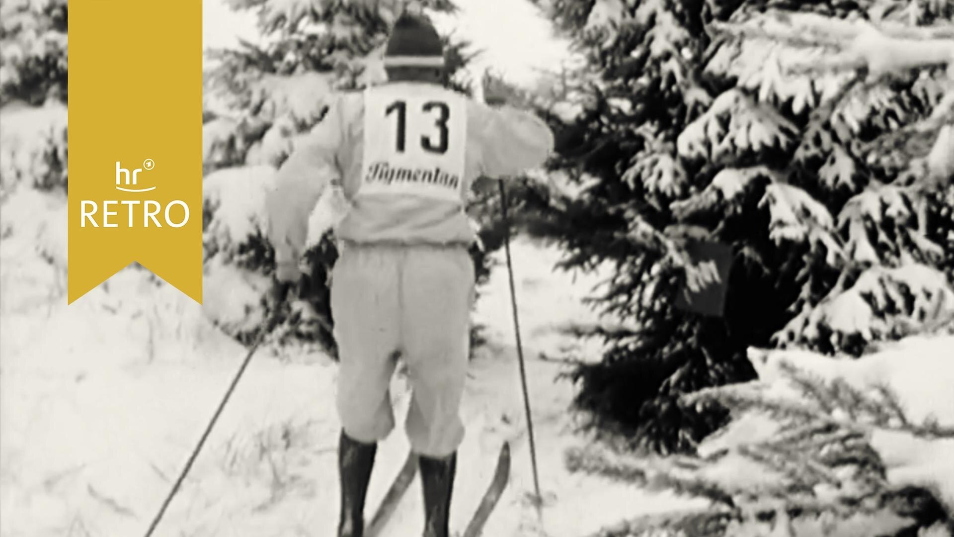 hr Retro hessenschau Hessische Nordische Skimeisterschaften 1962
