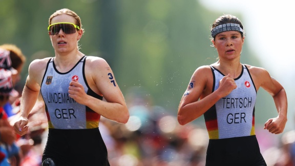 Sportschau Olympia 2024 - Die Triathletinnen Lindemann Und Tertsch über Die Stürze