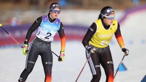 Sportschau Wintersport - Para-biathleten Mit Problemen In Val Die Fiemme