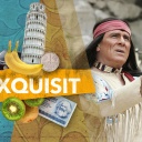 Eine Bildcollage trägt die Aufschrift "Exquisit".