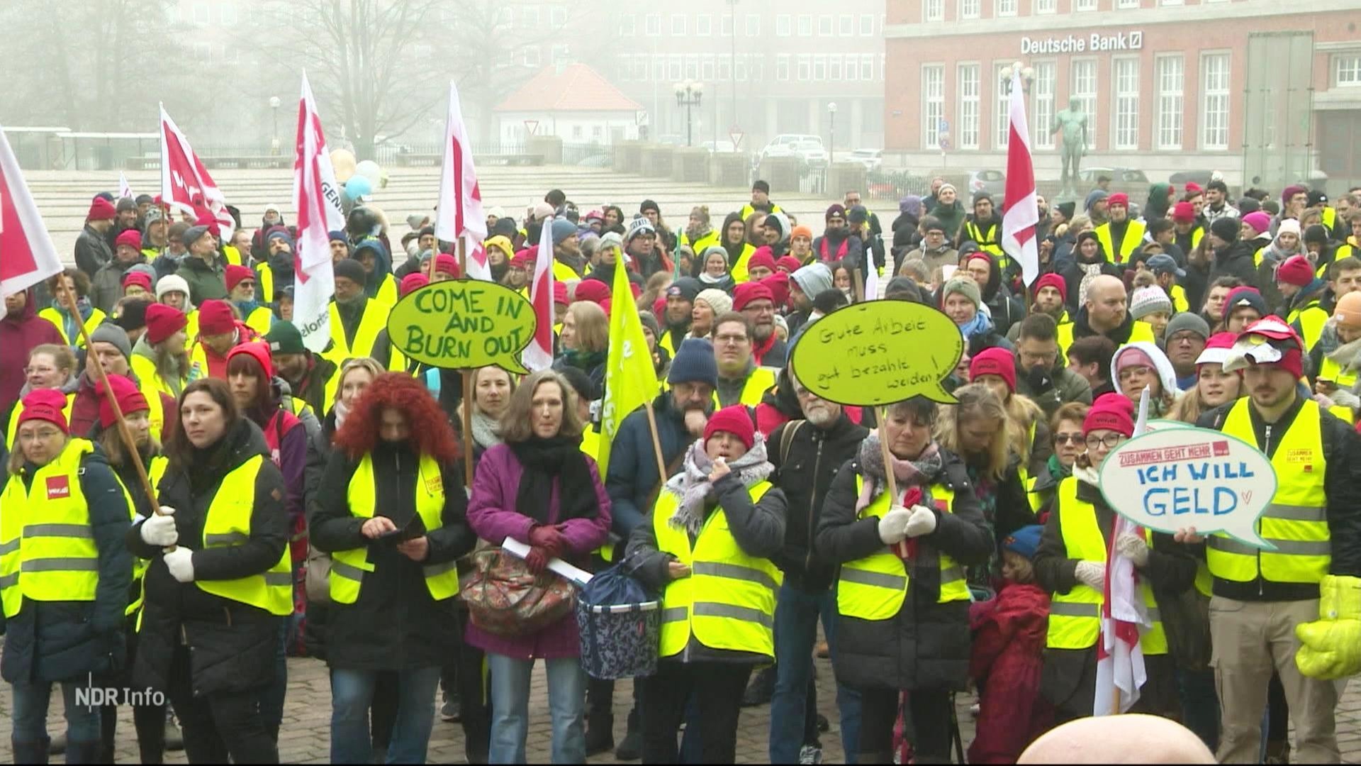 NDR Info: Gewerkschaft Ver.di Ruft Zu Streiks An Sieben Flughäfen Auf ...