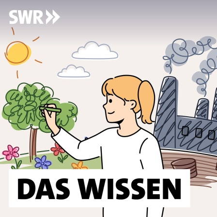 Ein kleines Mädchen zeichnet blühende Natur in der Nähe einer Fabrik, die die Umwelt verschmutzt und zum Klimawandel beiträgt: Ob Klimawandel, KI oder Krisen - die Welt um uns verändert sich rasant. Viele reagieren darauf hilflos oder mit Widerstand. Dabei ist Veränderung notwendig - und möglich, auch wenn sie schwerfällt.