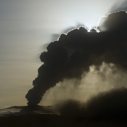 Ausbrechender Eyjafjallajökull (Archivbild)