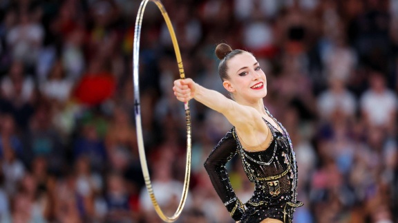 Sportschau Olympia 2024 - Rhythmische Sportgymnastik - Varfolomeevs Wettkampf