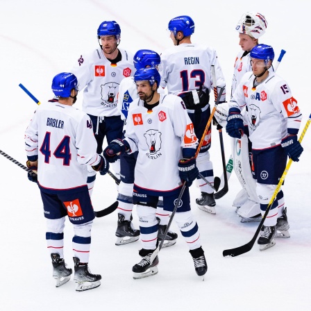 Eisbären Berlin nach der Niederlage gegen Frölunda Göteborg