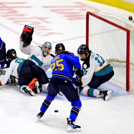 Eishockey-Spielerin Laura Kluge von den Toronto Sceptres 