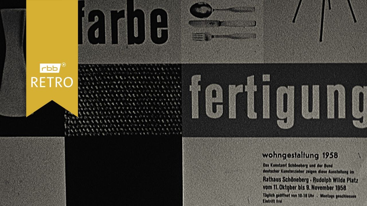 Rbb Retro - Berliner Abendschau: Form - Farbe - Fertigung | ARD Mediathek