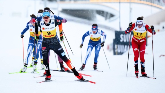 Sportschau Wintersport - Langlauf-sprint Der Frauen In Trondheim - Die Zusammenfassung