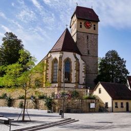 Magstadt mit Johannes-Täufer-Kirche