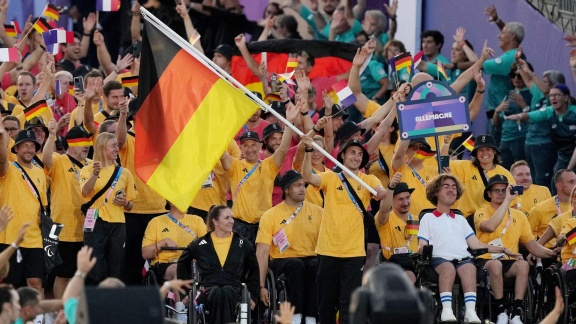 Sportschau Paralympics 2024 - Das Deutsche Team Bei Der Eröffnungsfeier