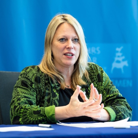 Maike Schaefer (Bündnis 90/Die Grünen), Vorsitzende der Verkehrsministerkonferenz und Senatorin in Bremen, nimmt an der Verkehrsministerkonferenz teil.