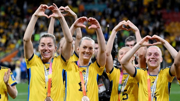 Sportschau Fifa Frauen Wm - Schweden Gegen Australien - Die Siegerehrung