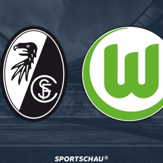 Logo SC Freiburg gegen VfL Wolfsburg