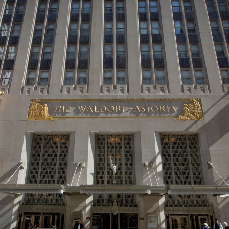 Das Waldorf-Astoria auf der New Yorker Park Avenue