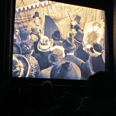 Stummfilm-Aufführung in einem Kino, Symbolbild, Archivbild: 21.02.2014