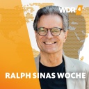 Ralph Sinas aud orangenem Hintergrund