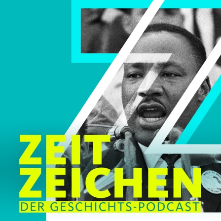 Martin Luther King bei seiner "I have a dream"-Rede am 28.08.1963 in Washington