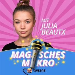 Episodenbild von MDR TWEENS. Podcast "Magisches Mikro". Mit Influencerin Julia Beautx als Annie Londonderry. 