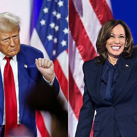 Kamala Harris und Donald Trump