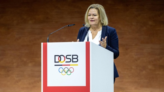 Sportschau - Innenministerin Feaser - 'keinerlei Einreisesperren Für Athletinnen Und Athleten'