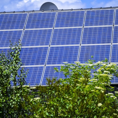 Solaranlage auf einem Hausdach