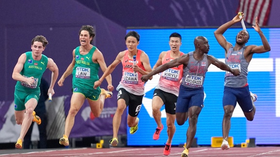 Sportschau Leichtathletik-wm 2025 - Drama In Der Sprint-staffel - Aus Für Südafrika Und Großbritannien