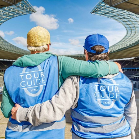 Besucherführung Tandem Inklusiv im Olympiastadion Berlin (Bild: Olympiastadion Berlin GmbH/Thomas Margraf)