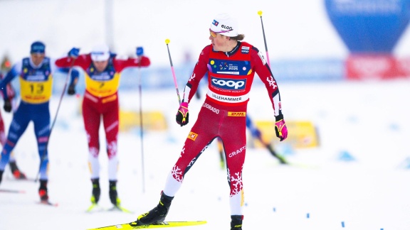 Sportschau Wintersport - Langlauf In Lillehammer - Die Sprintfinals Der Frauen Und Männer